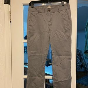 JCrew Frankie straight leg ankle pant